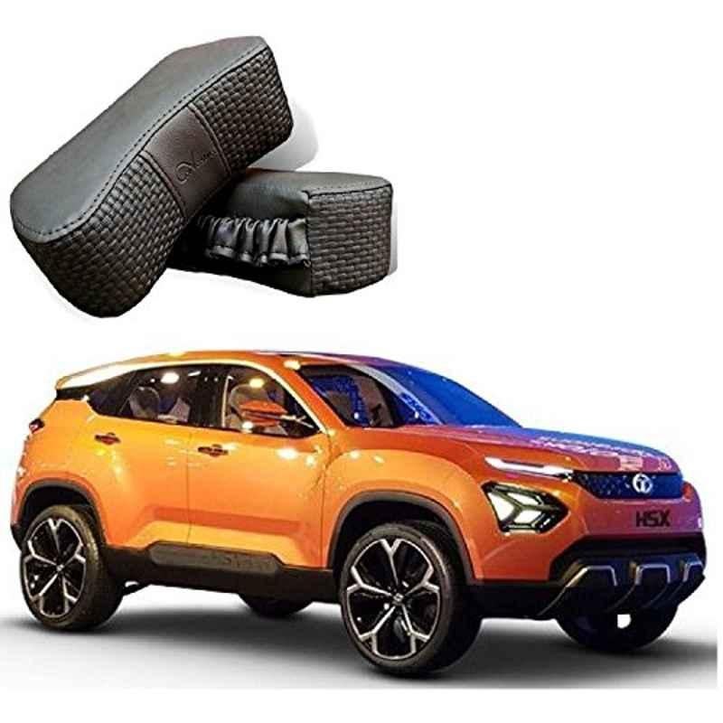 Kozdiko 2 Pcs Memory Foam Grey Neck Rest Cushion Pillow Set for Tata H5X