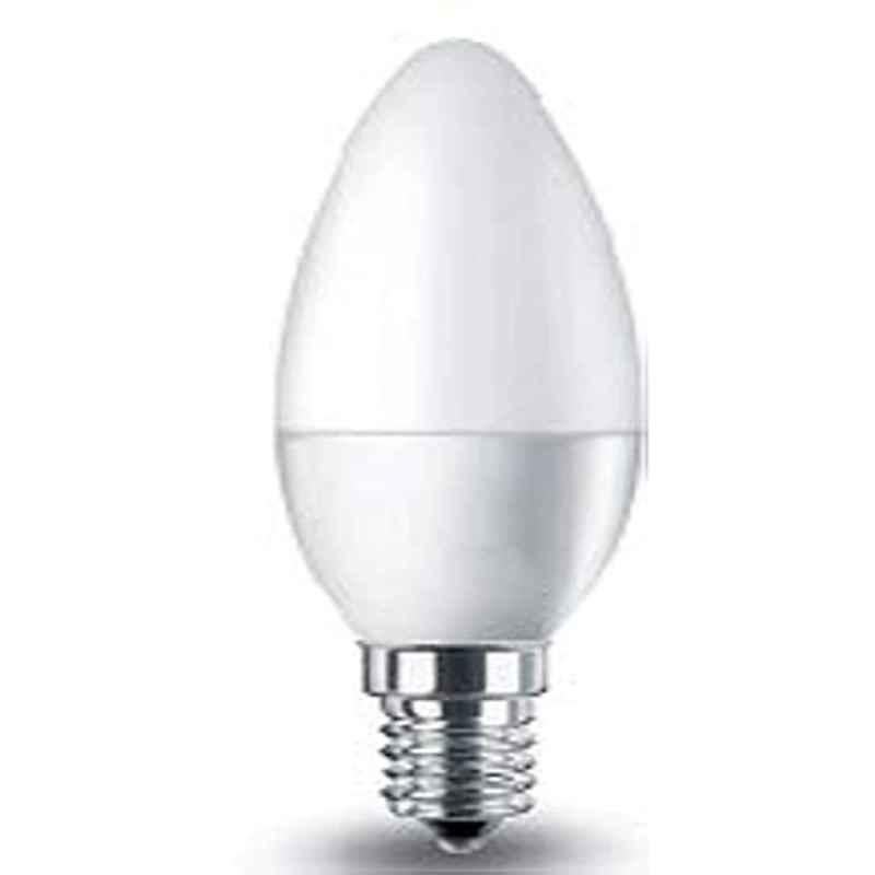 Microlite 6W 6500K E14 Frosted Candle LED Lamp, M-CL6W-DE14