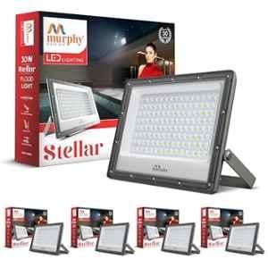 Murphy Stellar 30W 6500K Aluminium Cool White LED Flood Light for Outdoor (Pack of 5)