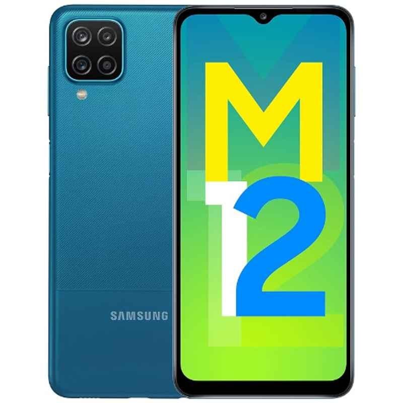 Samsung Galaxy M12 6.5 inch 4GB/64GB 5000mAh Blue LTE Dual SIM Smartphone, SMM127
