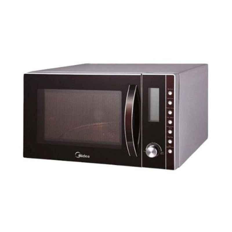Midea 1000W 30L Black Microwave Oven with Grill, AG930AHY