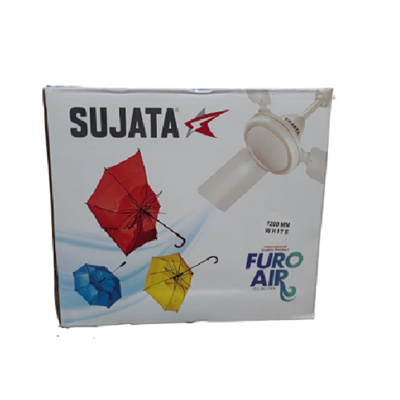 Sujata Furo Air 72W White Ceiling Fan, Sweep: 1200 mm