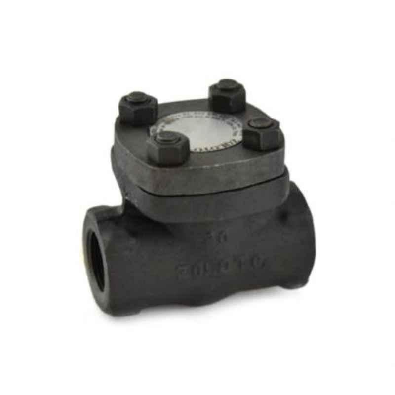Zoloto 25mm Forged Steel Class-800 Full Bore Horizontal Lift Check Valve, 1076A