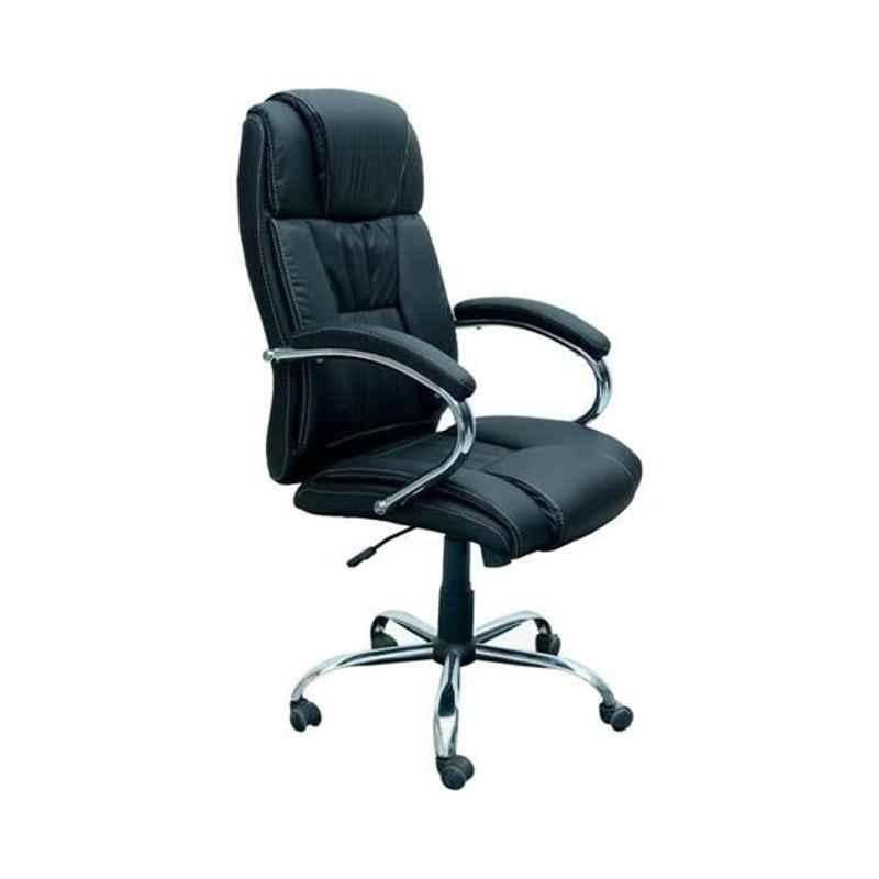 Generic 70x35x65cm Metal Black Adjustable Height Office Chair, ZH-7099