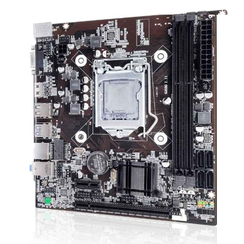 Foxin Prime FMB H81 16GB DDR3 Motherboard with LGA 1150 Socket for Compatible CPU Intel Core i3, Intel Core i5 & Intel Core i7