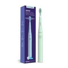 Oracura SB100 Sonic Lite Green Electric Battery Operated Toothbrush with 1 Year Warranty