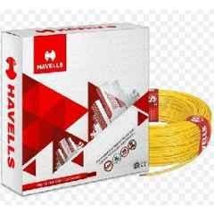 HavellsLife Guard WHFFFNYF11X0 FR-LSH PVC Insulated Flexible Cable Single Core 1 Sq. mm 200m - Yellow
