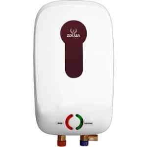 Zokasa Victo 3 Litre 2000W 4 Star White & Brown Instant Water Geyser