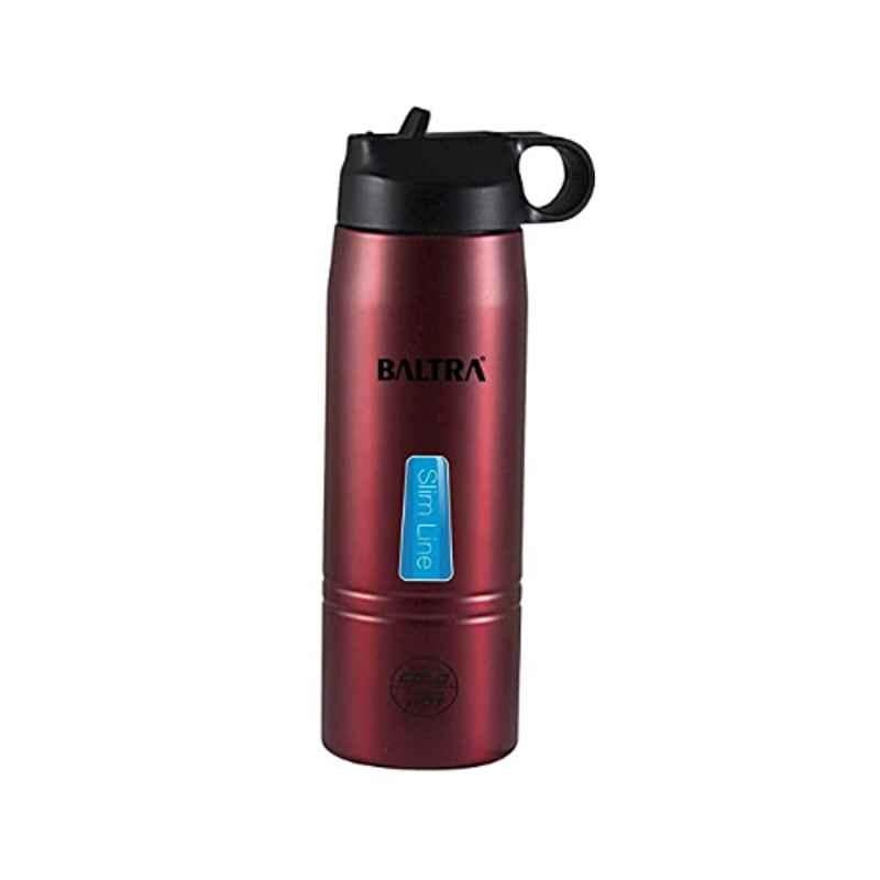 Baltra Pearly 600ml Stainless Steel Maroon Hot & Cold Thermosteel Water Bottle, BSL 273