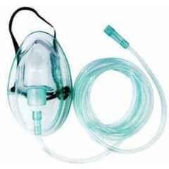 Wellstar Transparent Respirator Oxygen Mask for Adult, MM-17-8 (Pack of 8)