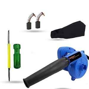 Walkers 800W Plastic Blue Electric Air Blower with Carbon Brushes, Gloves & 2 in 1 Screwdriver, WKCB214