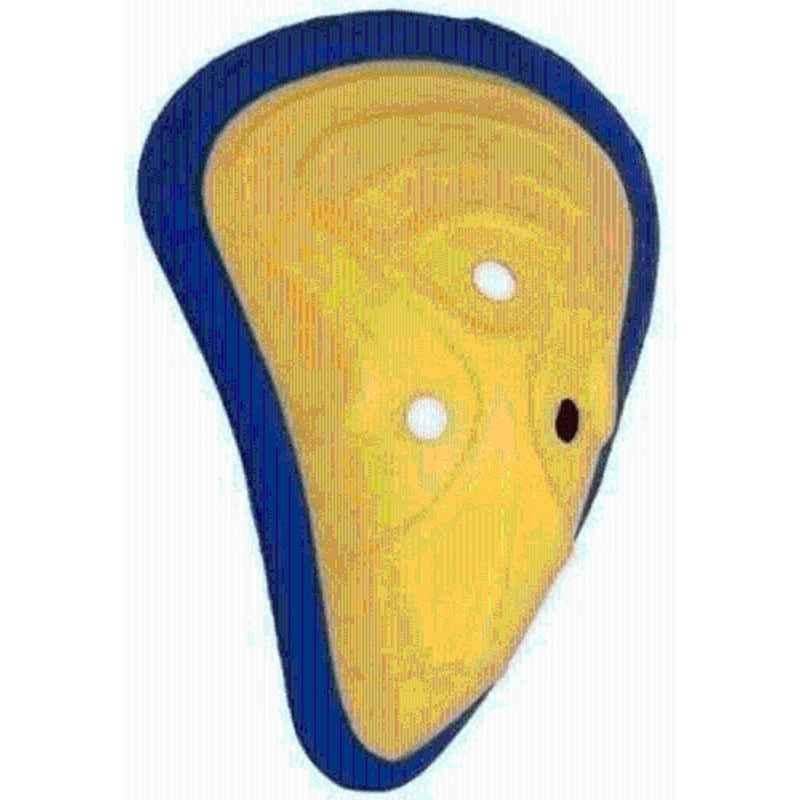 Dulter Yellow Cricket Abdominal Guard for Man's, Size: L