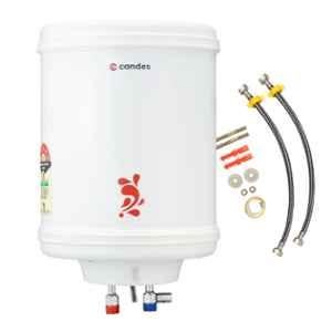 Candes Perfecto Metal 25L 2kW Ivory Storage Water Heater with Installation Kit