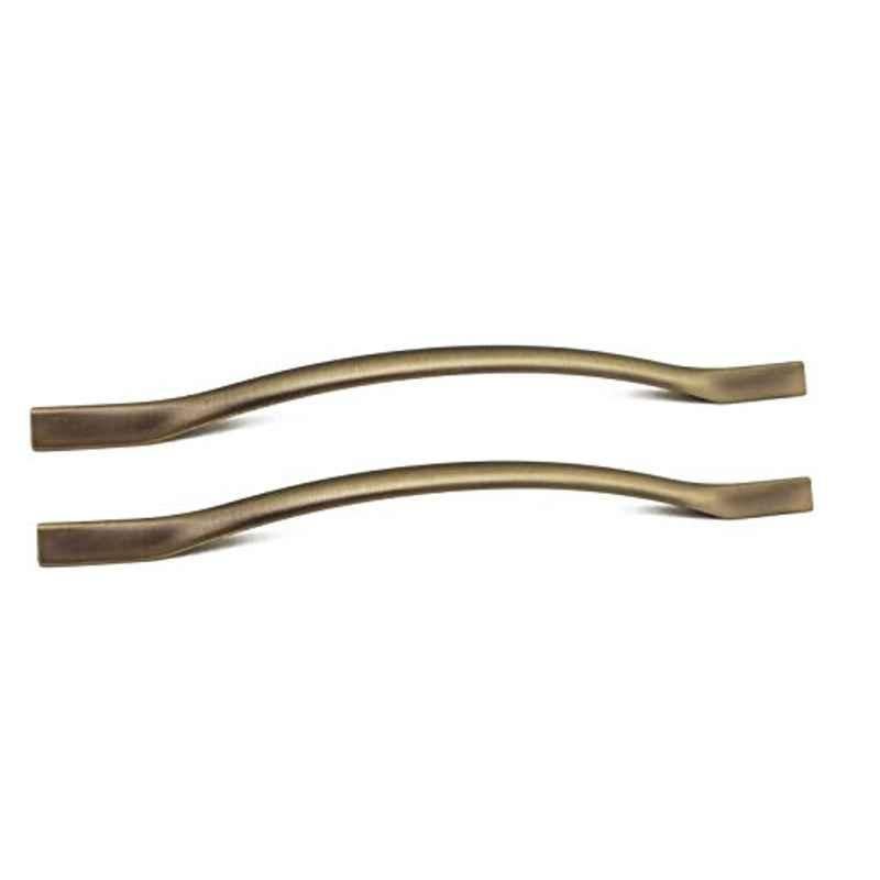 Aquieen 224mm Malleable Antique Brass Wardrobe Cabinet Pull Handle, KL-701-224 (Pack of 2)