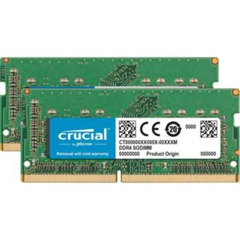 Crucial 64GB (2x32GB) DDR4 3200MHz RAM Kit, CT2K32G4SFD832A