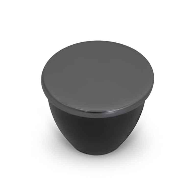 Plantex Knobs for Drawer/Drawer Knobs/Knobs for Cabinets/Pull-Push Knobs for Kitchen/Bedroom Drawer Satin Black & Black
