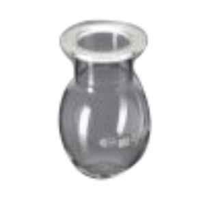 Glassco 50ml White Printing Boro 3.3 Glass Conical Flask with Joint, 071.202.10A (Pack of 5)