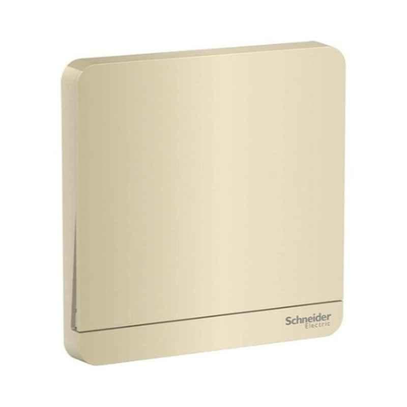 Schneider AvatarOn Wall Plate Gold 1-Gang Two Way Switch, E8331PRL1_WG