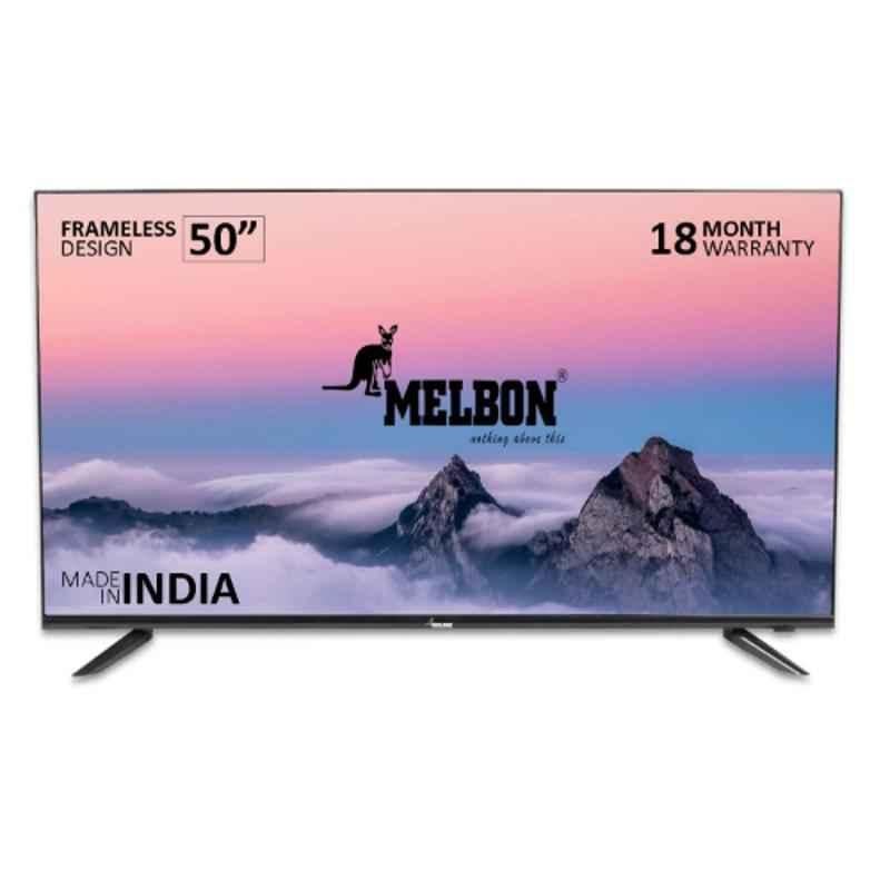 Melbon 50 inch Black Frameless Full HD Smart LED TV