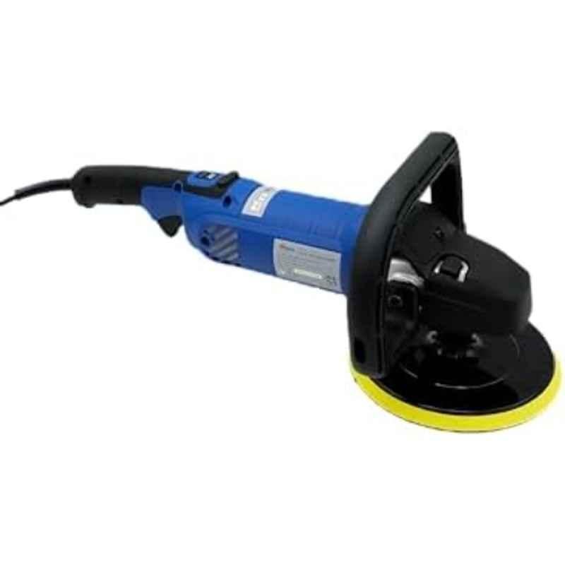 VTOOLS 1300W 180mm Blue Electric Polisher with 7 Variable Speed & Detachable Handle, VT1601