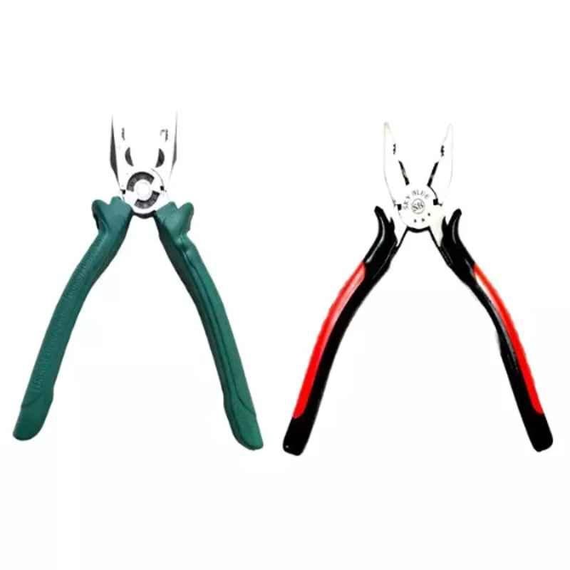 Sky Blue 2 Pcs 7.8 inch Lineman Plier Combo, SBE_PLIER_COMBO_MOD_01352