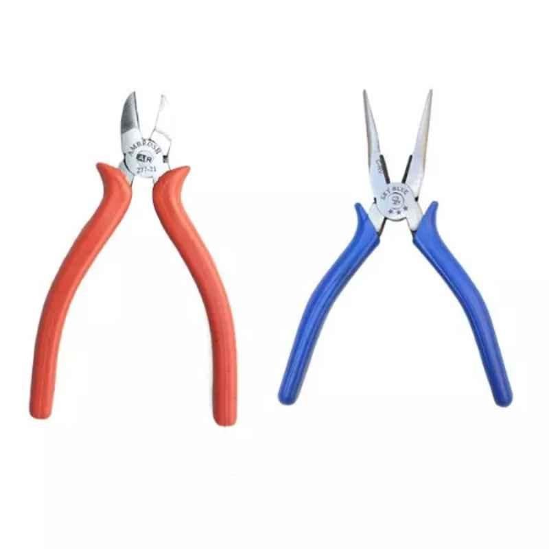 Sky Blue 2 Pcs 7.8 inch Diagonal Plier Combo, SBE_PLIER_0355