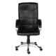 High Living Regal Leatherette High Back Black Office Chair