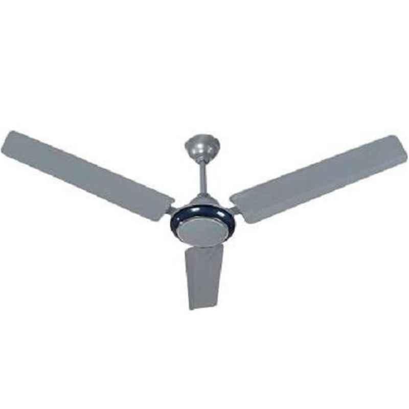 Msure 50W Silver Blue Fusion Ceiling Fan, Sweep 1200 mm
