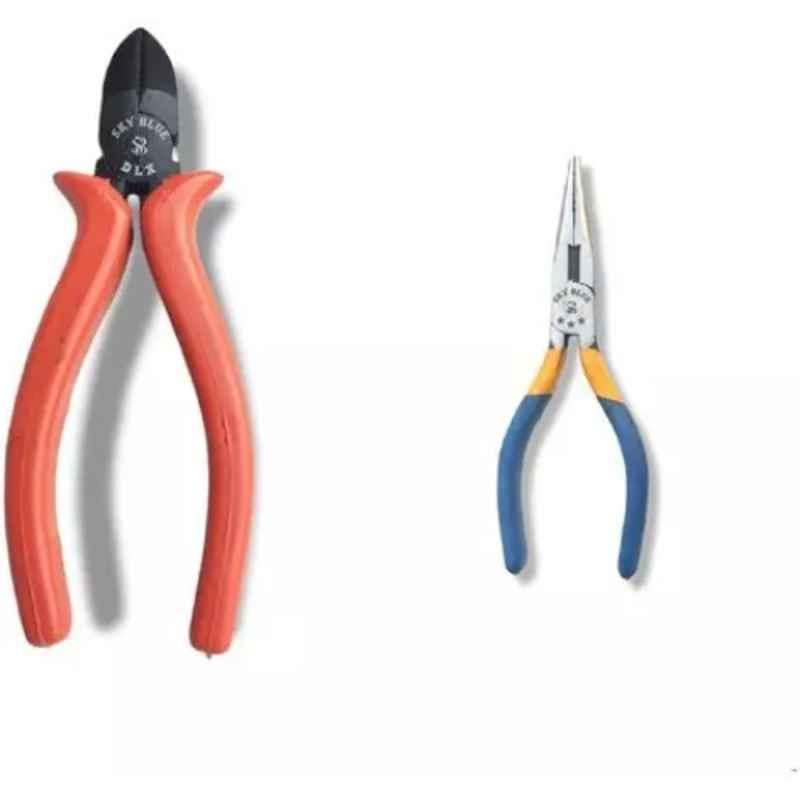 Sky Blue 2 Pcs 7.8 inch Stainless Steel Groove Plier Combo, SBE_PLIER_0665