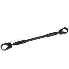 AOW Handlebar Cross Bar Steering Wheel Strength Lever Bar (Black) for Yamaha FZ