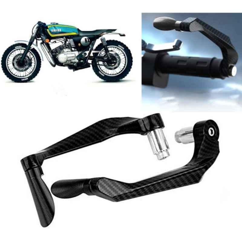 Auto Pearl 2 Pcs Aluminium Carbon Black Brake Clutch Lever Set for Yamaha RX 100