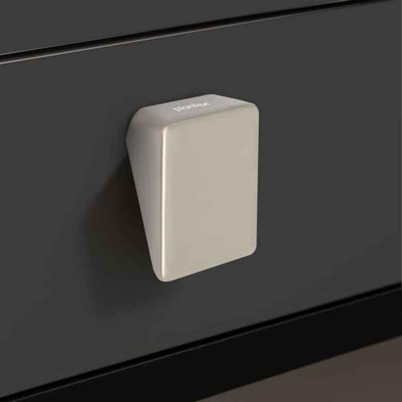 Plantex Knobs for Drawers/Square Drawer Knobs for Cabinets/Pull-Push Knobs for Kitchen/Bedroom Drawer SH-331, Satin White