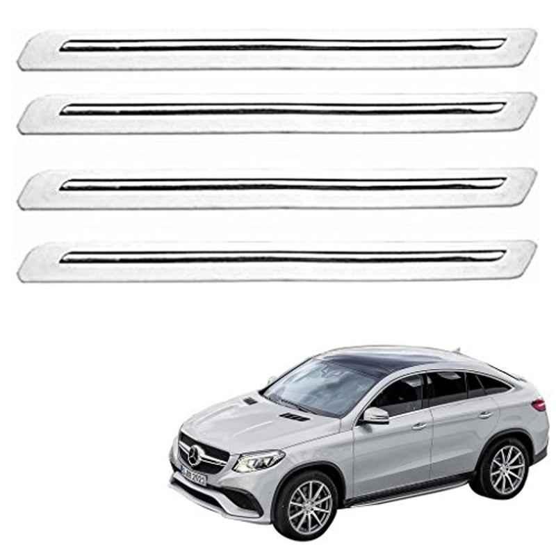 Kozdiko 4 Pcs White Car Bumper Protector Set for Maruti Suzuki Swift