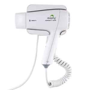 Dolphy 1800W White Wall Mounted Hair Dryer, DPHD0017