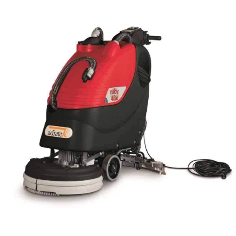 Adiatek 750W 230V Walk Behind Scrubber, Ruby 48E