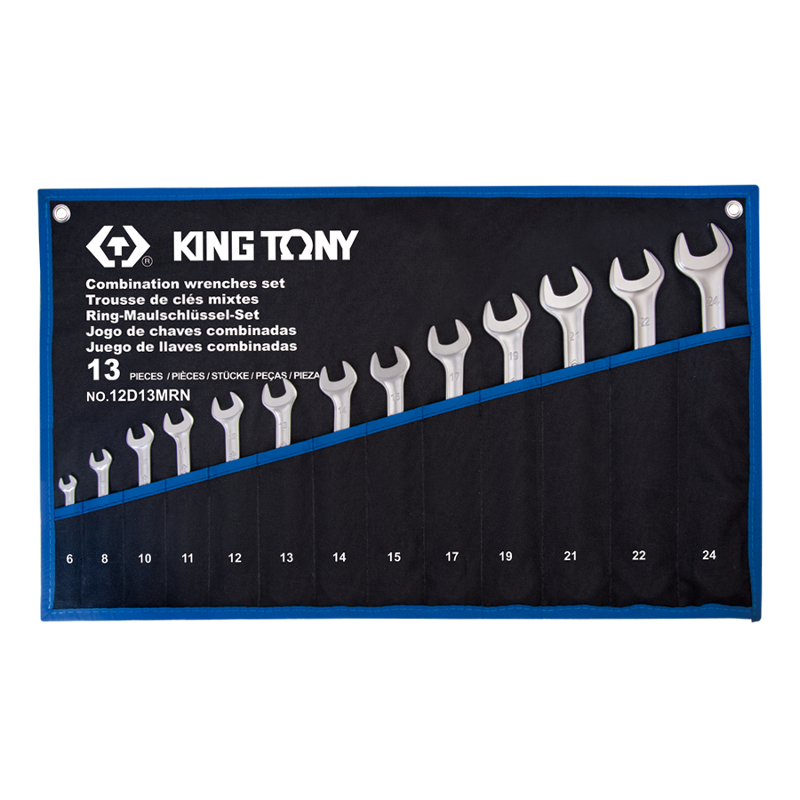 King Tony 13 PCS Combination Wrench Set, 12D13MRN
