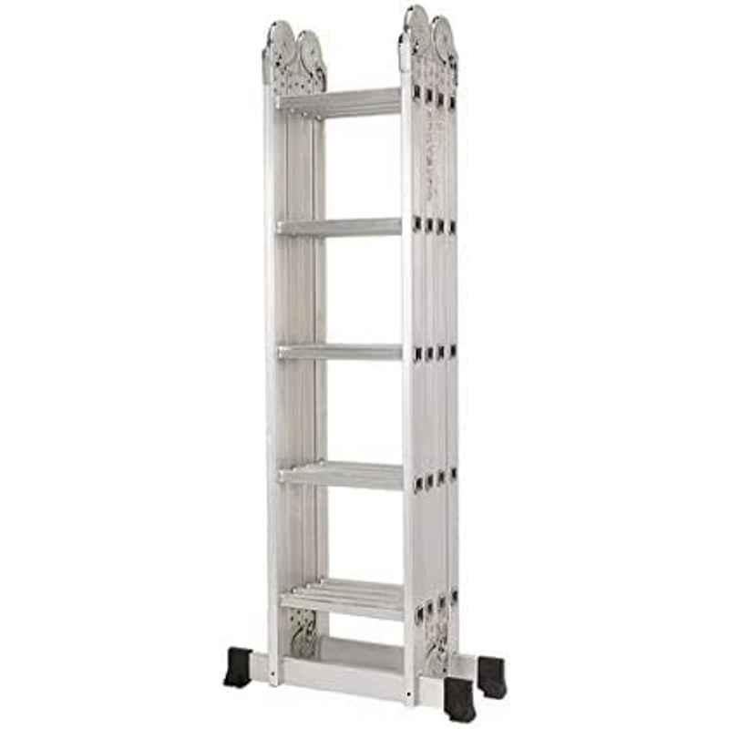 Abbasali 5.7m 20 Steps Aluminium Heavy Duty & Durable Multipurpose Ladder