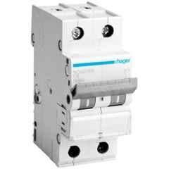 Hager 16A Double Pole C Curve h3 MCB, NCN216N, Breaking Capacity: 10 kA