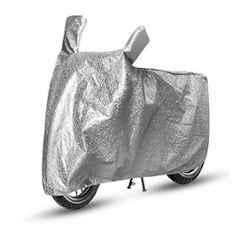 Mobidezire Polyester Silver Scooty Body Cover with Mirror Pocket for All Scootys