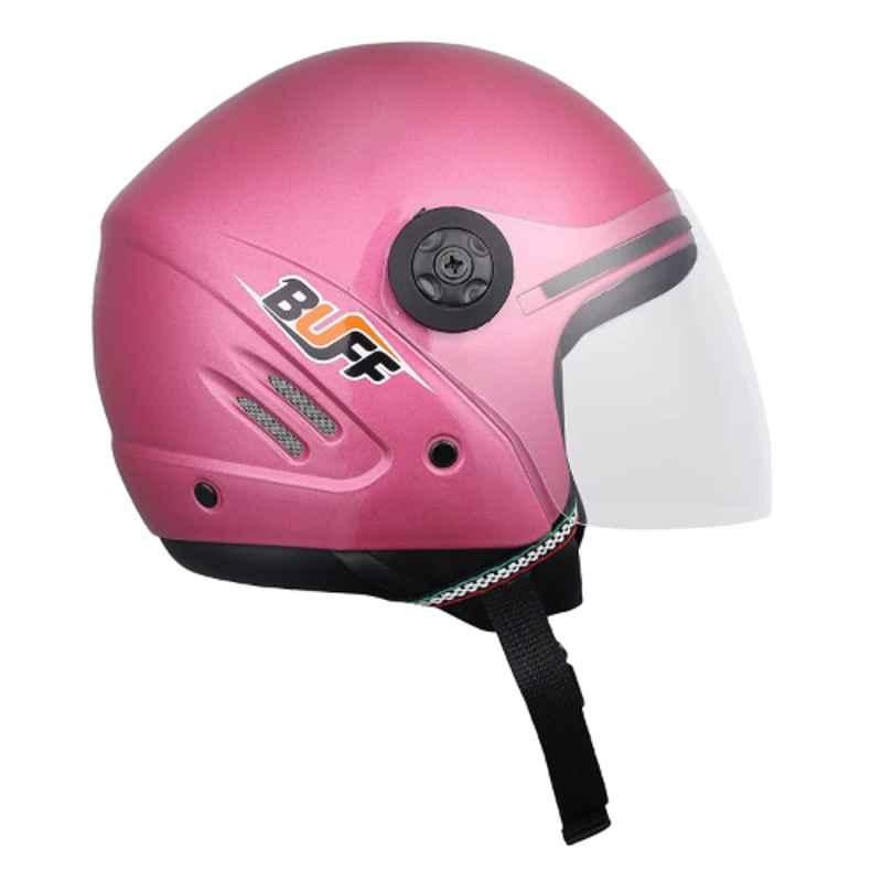 Xinor Buff Medium Pink Open Face Helmet for Men & Women