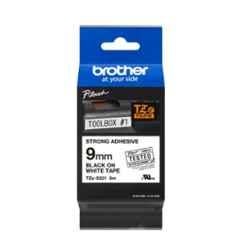 Brother TZE-S221 Black on White Label Tape