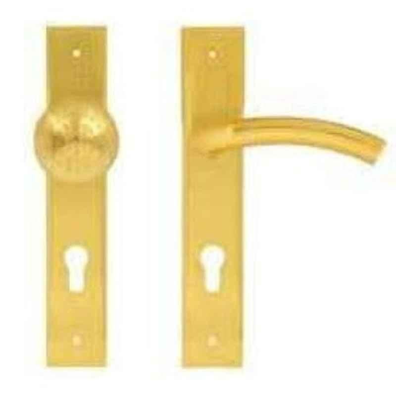 Robustline 85x45mm Aluminium Golden One Side Knob Lever Door Handle