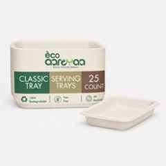 Eco Aaroyaa Bagasse Disposable Classic Tray