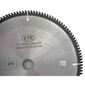 KYK Alloy Steel Silver Carbide Tipped Circular Saw for Aluminium Cutting, Size: 12 inchx100T