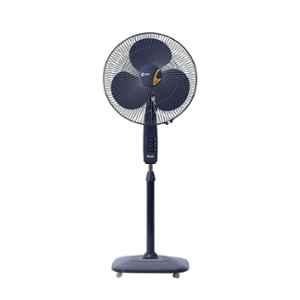 Orient Stand 32 Trendz 58W 3 Blade Electric Blue Pedestal Fan, 2121601214711, Sweep: 400 mm