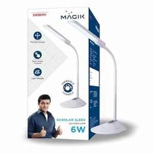 Magik Scholar 6W Plastic White, Natural & Warm Sleek LED Table lamp, ACSLTL4280