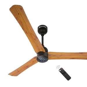 Atomberg Renesa Plus 28W Golden Oakwood 5 Star Ceiling Fan with BLDC Motor & Remote, Sweep: 1200 mm