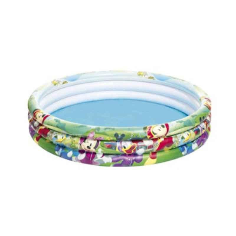 Bestway 3-Ring Mickey Inflatable Pool, 122x122x25 cm