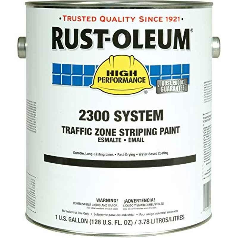 Rust-Oleum 2300 System 3.78L White 2391402 Matte Traffic Zone Striping Paint