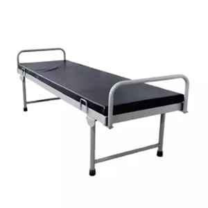 Vaishnavi Healthcare 18x50x80cm Mild Steel Plain Attendant Bed with Mattress, RM034